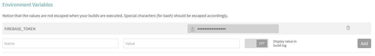 Environment Variables