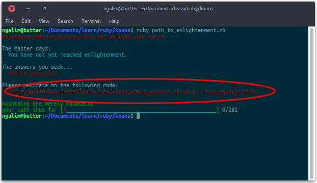 Ruby Koans